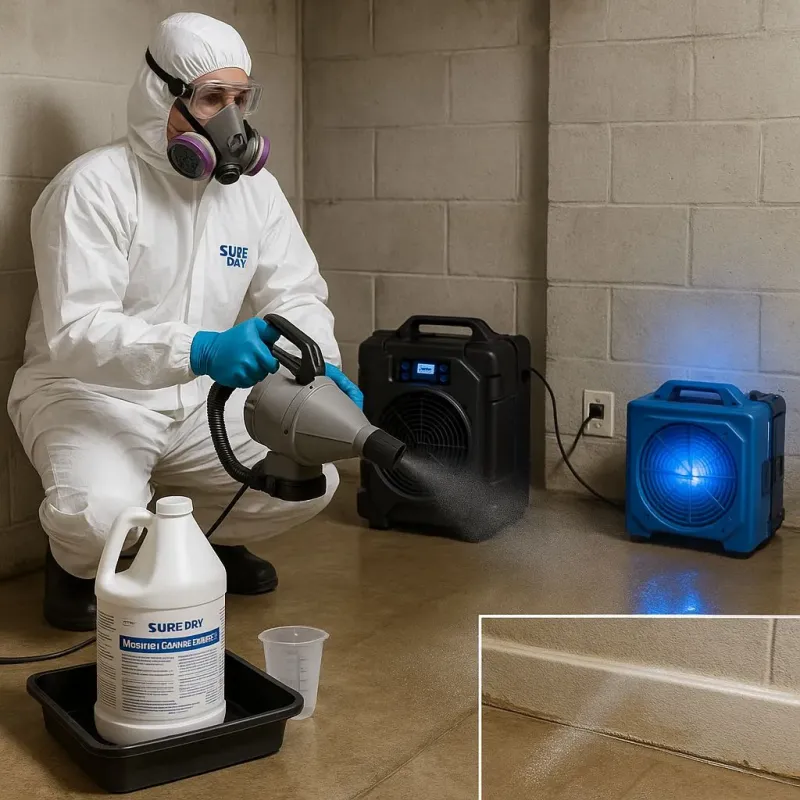 Sanitization and Odor Removal process in Murrieta Hot Springs, CA